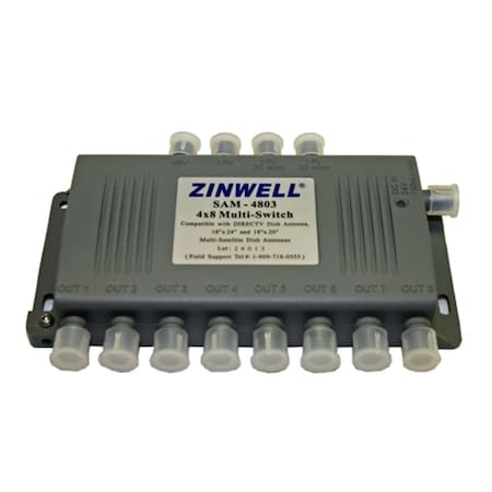Homevision Technology 4 in 8 out Multiswith Zinwell Sam-4803 DGSSAM4803